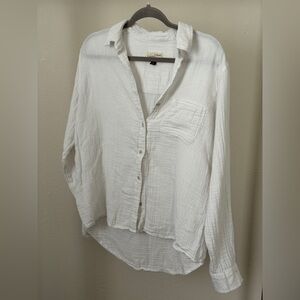 Universal Thread Cream Button-Down Shirt
